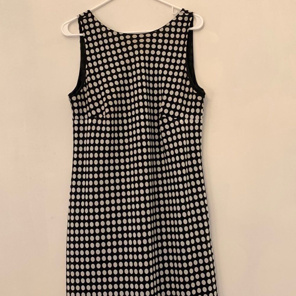 I N Studio black and white polka dot maxi dress. Size L Length 53” Bust 19”